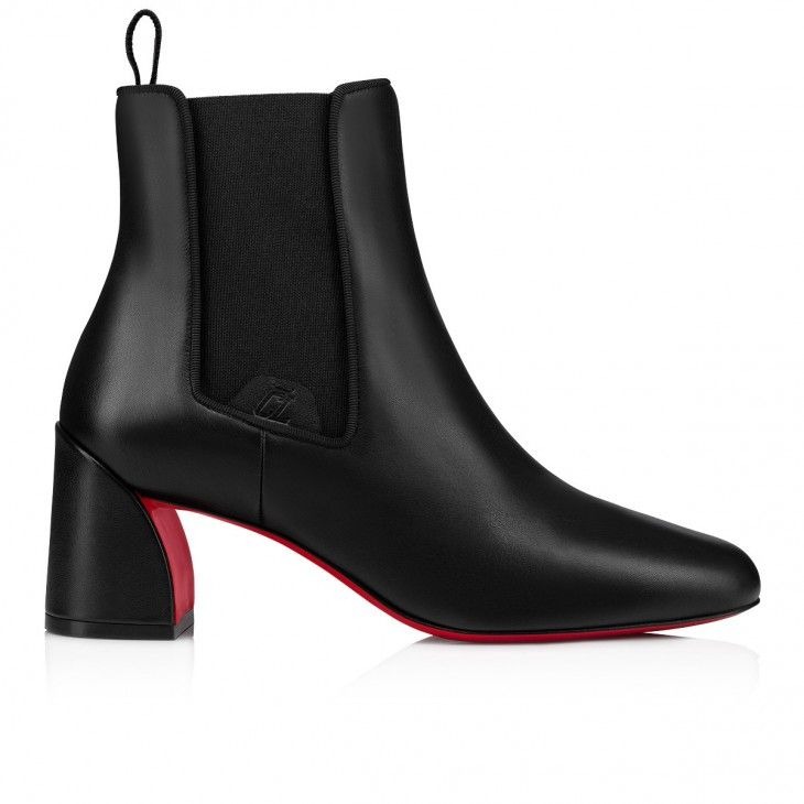 Christian Louboutin Turelastic 55mm Bottines Basses Cuir Noir – Image 3