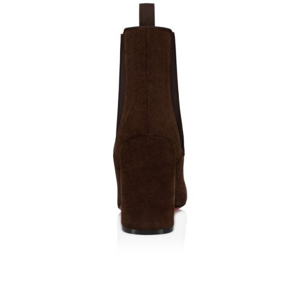 Christian Louboutin Turelastic 85mm Bottines Basses Veau Velours Cosme – Image 5