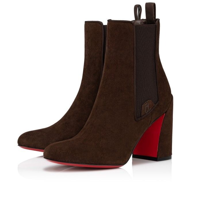Christian Louboutin Turelastic 85mm Bottines Basses Veau Velours Cosme