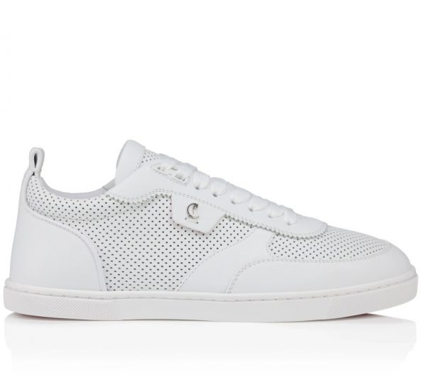 Christian Louboutin Baskets Basses Tutti Rui Cuir Blanc – Image 2