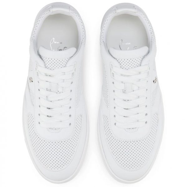 Christian Louboutin Baskets Basses Tutti Rui Cuir Blanc – Image 4