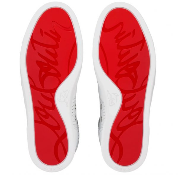Christian Louboutin Baskets Basses Tutti Rui Cuir Blanc – Image 5