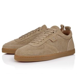 Christian Louboutin Baskets Tutti Rui Cuir de veau retourné Saharienne