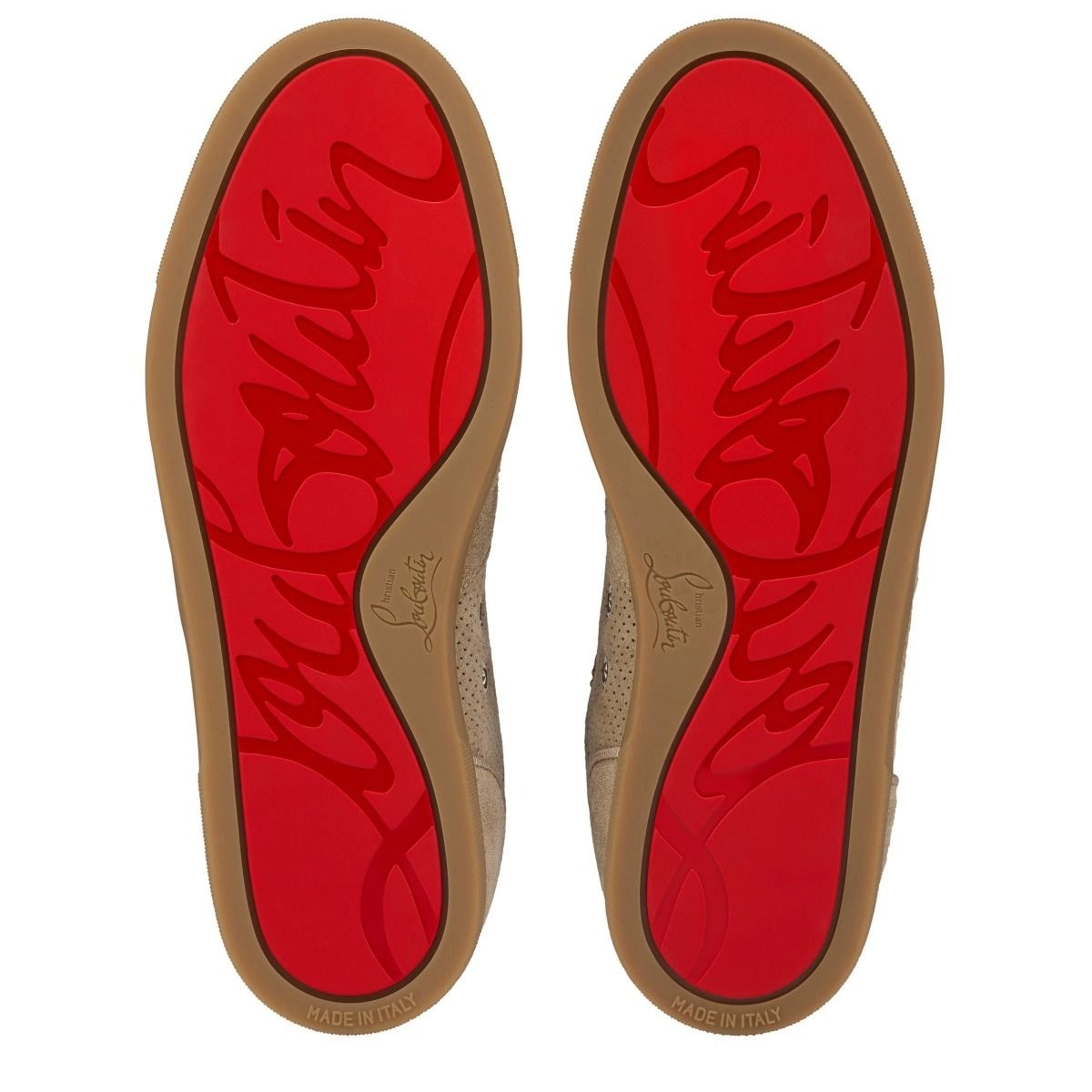 Christian Louboutin Baskets Tutti Rui Cuir de veau retourné Saharienne – Image 5