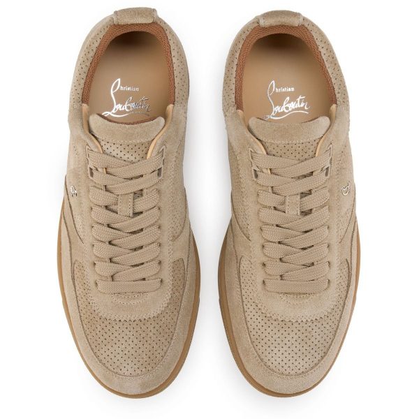 Christian Louboutin Baskets Tutti Rui Cuir de veau retourné Saharienne – Image 3