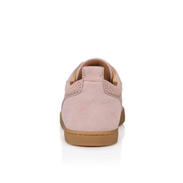 Christian Louboutin Baskets Tutti Rui Cuir de veau retourné Rose vintage – Image 3