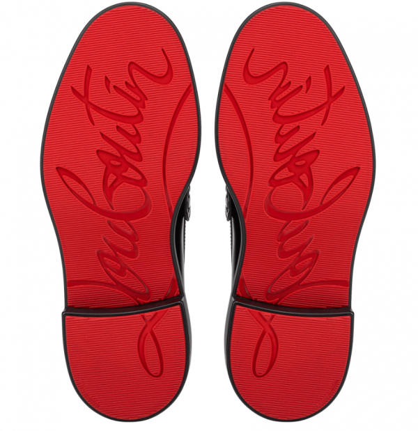 Christian Louboutin Urban Moc Lock Mocassins en Cuir Abrasivato Noir – Image 5