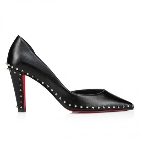 Christian Louboutin Vidura escarpins 85 mm en cuir de veau noir – Image 2