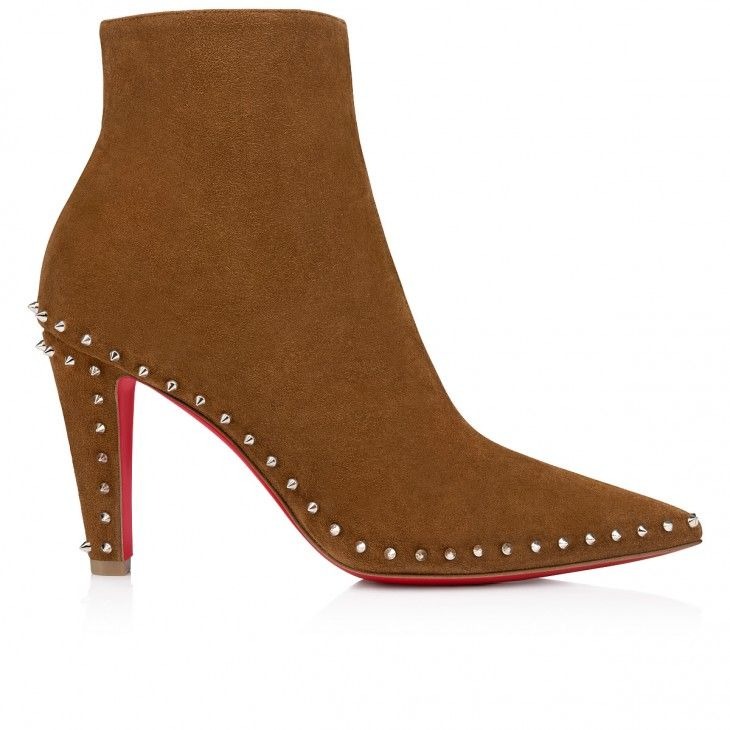 Christian Louboutin Vidura Booty 85 Mm Bottines Basses en Veau Velours Rhea – Image 2