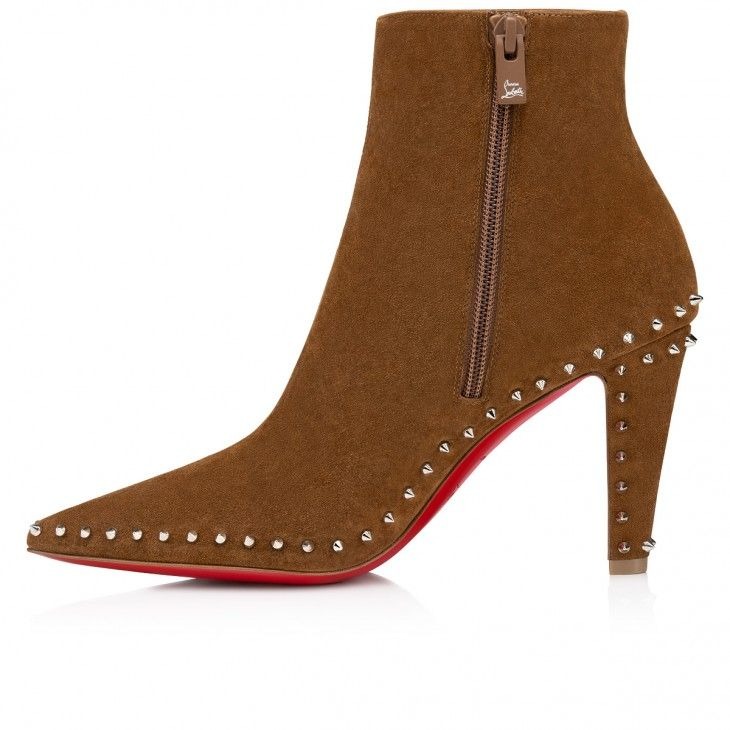 Christian Louboutin Vidura Booty 85 Mm Bottines Basses en Veau Velours Rhea – Image 3