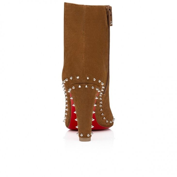 Christian Louboutin Vidura Booty 85 Mm Bottines Basses en Veau Velours Rhea – Image 4