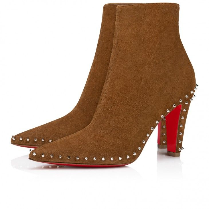 Christian Louboutin Vidura Booty 85 Mm Bottines Basses en Veau Velours Rhea