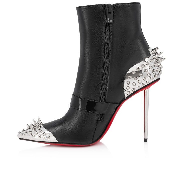 Christian Louboutin Womenphis Pic Booty 100 mm Bottines Basses Noir – Image 3