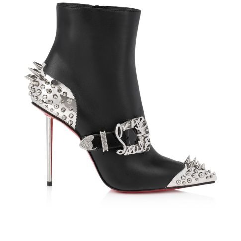 Christian Louboutin Womenphis Pic Booty 100 mm Bottines Basses Noir – Image 4