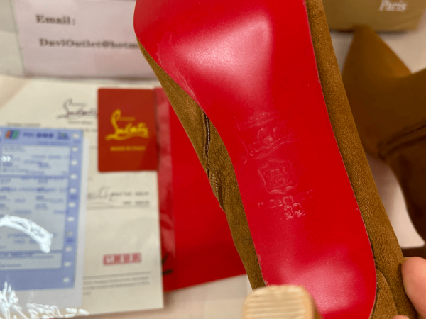 Christian Louboutin Condora Booty 85mm Bottines Basses Veau Velours Rhea – Image 3