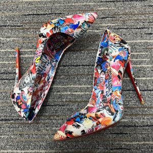 Christian Louboutin Escarpins So Kate 120 mm Cuir Verni Oh Xtian Multicolore