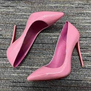 Christian Louboutin Kate Escarpins 100 mm Cuir Verni Rose