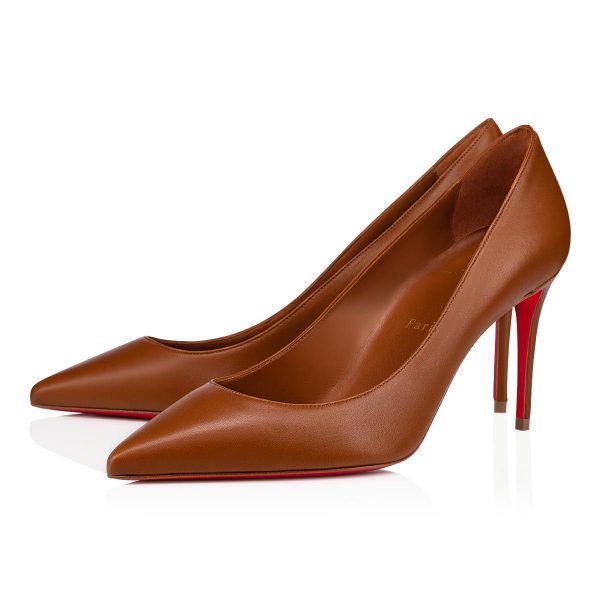 Christian Louboutin Escarpins Kate Cuir Nappa Nude 5