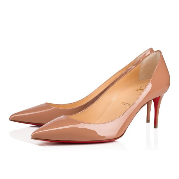 Christian Louboutin Escarpins Kate 70 mm Cuir Verni Blush