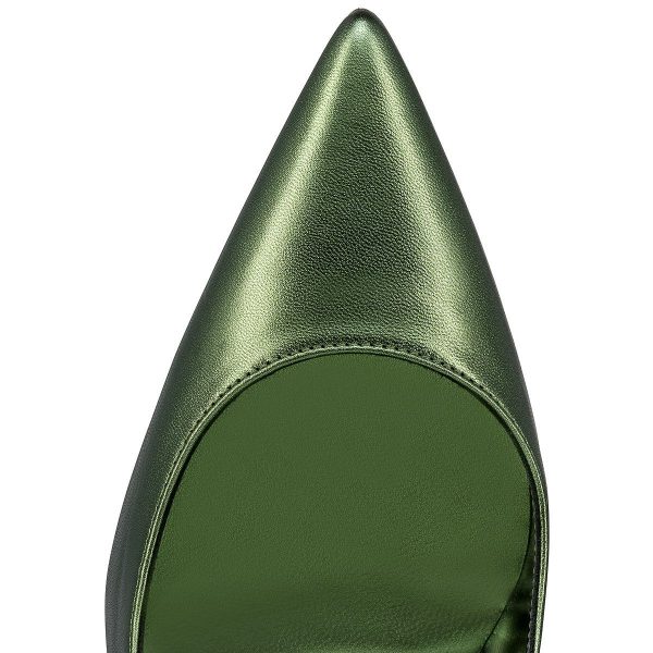Christian Louboutin Escarpins Kate 100 mm Cuir Nappa Vertlaine – Image 3