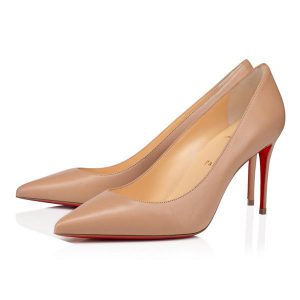 Christian Louboutin Escarpins Kate 85 mm Nude Cuir Spécial 10e anniversaire de l’entreprise