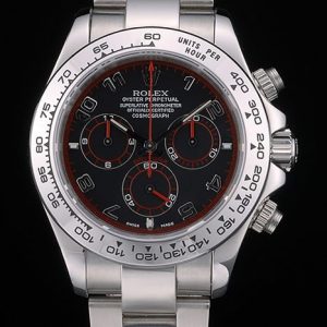 Rolex Daytona Acier Inox Bracelet Cadran Noir 80296
