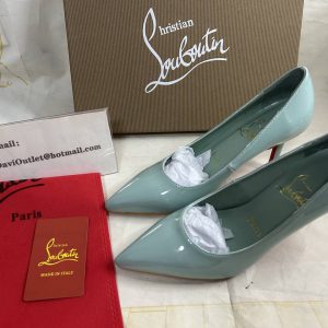 Christian Louboutin Escarpins Kate 85 mm Oxy/lin Oxy Cuir Verni