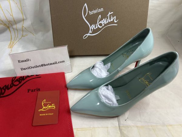 Christian Louboutin Escarpins Kate 85 mm Oxy/lin Oxy Cuir Verni