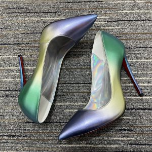 Christian Louboutin Escarpins So Kate 120 mm Cuir Irisé Multicolore