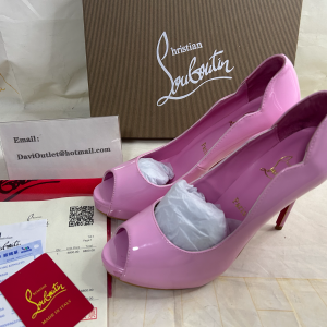 Christian Louboutin Hot Chick Alta 120 mm Escarpins Cuir Verni Calipso
