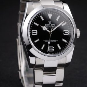 Rolex Explorer Acier Poli Cadran Noir