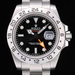 Rolex Explorer Lunette Acier Inox Cadran Noir Tachymètre