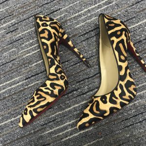 Christian Louboutin Escarpins So Kate 120 mm Poil de Poney