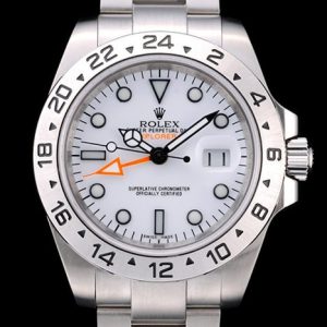Rolex Explorer Suisse Acier Inox Cadran Blanc Lunette Tachymètre