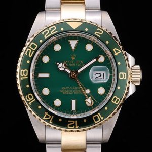 Rolex GMT Master II Lunette Céramique Verte Cadran Vert Tachymètre