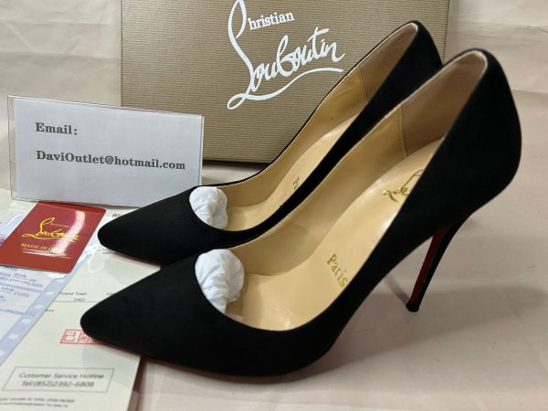Christian Louboutin Escarpins So Kate 120 mm Daim Noir