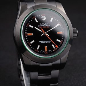 Rolex Milgauss Vert Teinté Pro-Hunter Saphir Cadran Noir