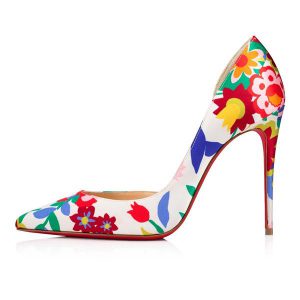Christian Louboutin Escarpins Iriza 100 mm Multi Satin Crêpe