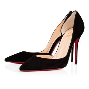 Christian Louboutin Escarpins Iriza 100 mm Suédé Noir