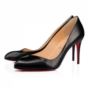 Christian Louboutin Escarpins Corneille 85 mm Cuir Noir