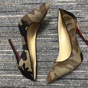 Christian Louboutin Escarpins Pigalle 100mm Tissu Camouflage