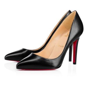 Christian Louboutin Escarpins Pigalle 100 mm Cuir Noir