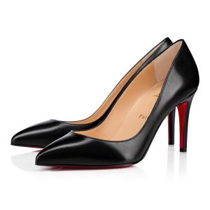 Christian Louboutin Escarpins Pigalle 85 mm Cuir Noir