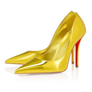 Christian Louboutin Miss Z 100 mm Escarpins Cuir Laminé Delight