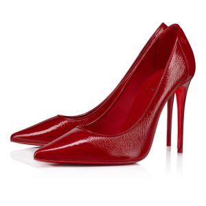 Christian Louboutin Sporty Kate 100 mm Escarpins Cuir Verni Vog Loubi