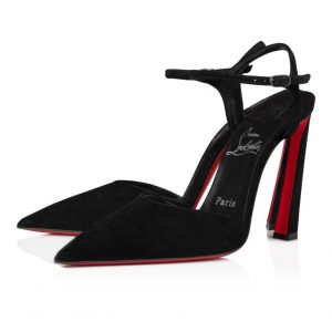 Christian Louboutin Condora Riviera 100 mm Escarpins Veau Velours Noir