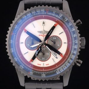 Breitling Certifiée Bracelet Acier Noir Cadran Beige Chronographe 80171