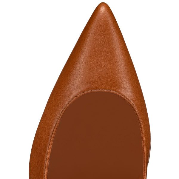 Christian Louboutin Escarpins Kate Cuir Nappa Nude 5 – Image 3