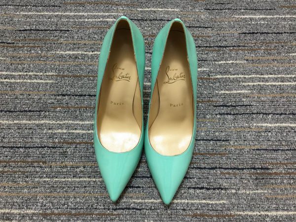 Christian Louboutin Escarpins So Kate 120 mm Cuir Verni Menthe – Image 2