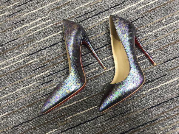 Christian Louboutin Escarpins So Kate 120 mm Cuir Métallisé Multicolore – Image 3